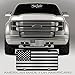 Brushed American Flag Decorative License Plate - 6