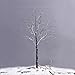 Ecolinear 4 Feet Snow Dusted Tree 48 LED Lights Warm White for Holiday Decorations Xmas Indoor and Outdoor Use