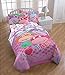 Nickelodeon Teenage Mutant Ninja Turtles I Love TMNT Reversible Comforter for Girls, Twin Pink