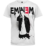 Eminem - Mens Sprayed Up T-Shirt - Large White