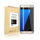Galaxy S7 Edge Tempered Glass Screen Protector[ Bubble Free] , Newhel HD Screen Protector For S7 Edge [9H Hardness] [Anti-Fingerprint] [Scratch Proof] Screen Protector for Samsung Galaxy S7edge