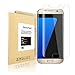 Galaxy S7 Edge Tempered Glass Screen Protector[ Bubble Free] , Newhel HD Screen Protector For S7 Edge [9H Hardness] [Anti-Fingerprint] [Scratch Proof] Screen Protector for Samsung Galaxy S7edge