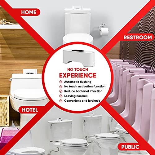 BIXFE Automatic Toilet Flusher Infrared Sensor Touchless Toilet