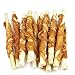 Pet Cuisine Dog Treats Puppy Chews Training Snacks,Chicken Breast Wrapped Rawhide Stix (Chicken Pigskin stix 8.8 oz)