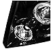 Dual Halo Led Glossy Black Projector Head Lights Made For And Compatible With 2004-2008 F-150 F150 04 05 06 07 08