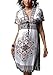 Oryer Womens V-Neck Cut Loose Bathing Suit Cover Ups Swim Cover-Up Dress