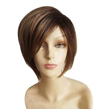 Prettyia Natural Looking Silky Heat Resistant Fiber Wigs For Women