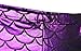 jntworld Women Sexy Mermaid Fish Scale Hologram Soft Shine Leggings, XXL, Purple