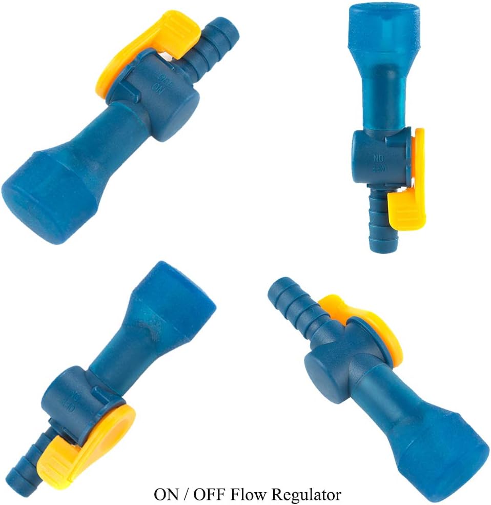 J.CARP Hydration Accessories Kit (7 in 1), Including 4PCS Bite Valve Replacement Mouthpieces, 2PCS Shutoff Valves, and 1PC O-Rings for Water Backpack Bladder Reservoir, Compatible with Most Brands : Sports & Outdoors