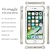 iPhone 8 Plus Case, JEXICASE Black Lace Flower Pattern Clear Shock Absorption Technology Bumper Hybrid Protective Cover Case for iPhone 8 Plus 5.5 Inch