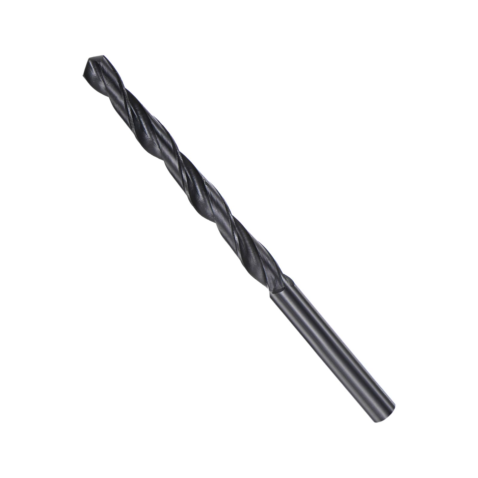 CoCud Twist Drill Bits, 5.6mm Cutting Diameter 0.22" Shank, High-Speed Steel Black Oxide Coating Jobber Bit Set (Applications: for Metal Wood Plastic), 1-Pieces