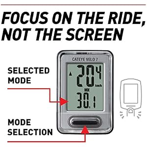 Cateye Velo 7 Cycling Computer 2017