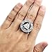 ELFASIO Men Stainless Steel Rings Viking Valknut Scandinavn Odin Symbol Norse Ring Jewelry Size 12