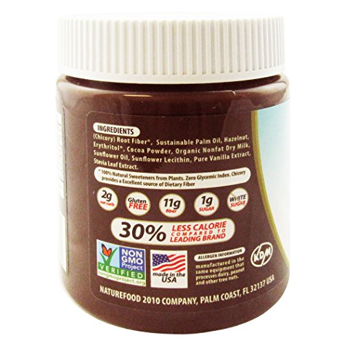 Nutilight No Sugar Added Hazelnut Spread and Milk Chocolate 11 Ounces (Pack of 6) - Thumbnail 2