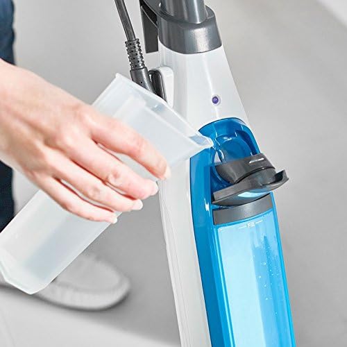Shark Klik n' Flip Steam Mop for Hard Floors with Steam Blaster 2 Machine Washable Cleaning Pads & Fill Flask, 350ml Capacity - Image 4