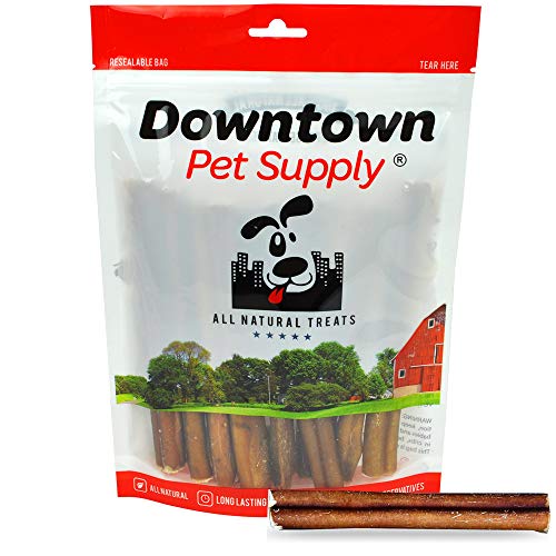 Downtown Pet Supply 6" BULLY STICKS - Free Range Standard Regular Thick Select 6 inch Dog Dental Chew Treats, USDA/FDA Approved