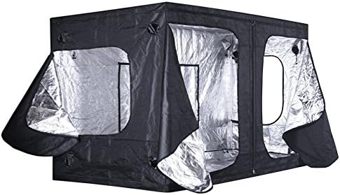 120"x120"x84" Reflective Heavy Duty Mylar Hydroponics Grow Tent 10x10x7 GT-1010X