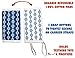 Drool and Teething Pad Reversible Organic Cotton 3-Piece Set Compatible with Ergobaby Four Position 360 Baby Carrier (Blue and White Circles)