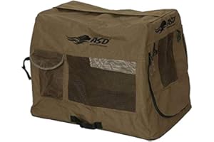 Avery Outdoors Sporting Dog Quick Set Collapsible Travel Kennel (Marsh Brown, X-Large)