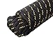 Utility Rope Paracord Nylon Twine - 32 Strands Diamond Braided,100% New Polypropylene,max Working Capacity 330LBS, 1/2 inch,50ft and 100ft, Garden and Farm, Home (1/2 inch by 100ft, Black)