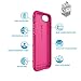 Speck Products Presidio Grip Cell Phone Case for iPhone 7- Lipstick Pink/Shocking Pink