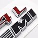 zorratin 6.4 L HEMI Emblem Badge Plate Decal with Sticker for Dodge Challenger SRT 6.4L SRT8 Jeep [red+black]