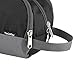 Yeiotsy Toiletry Bag, Light Shaving Bag Wash Bag for Men Small Nylon Toiletry Organizer for Camping/Hiking (Black)