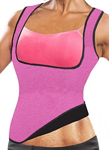 MIRANCO Women's Hot Sweat Slimming Neoprene Shirt Waist Trainer Corset Vest Tummy Control Body Shaper for Weight Loss