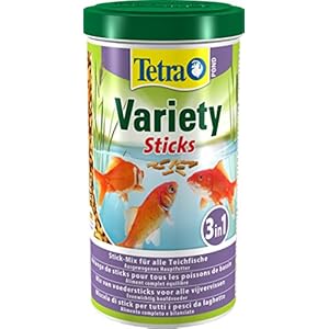 Tetra Pond Variety Sticks – Fish Food Mix Consists of Three Different Sticks for the Health, Colour and Vitality of All…