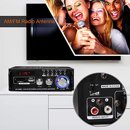 music system with fm and usb for home