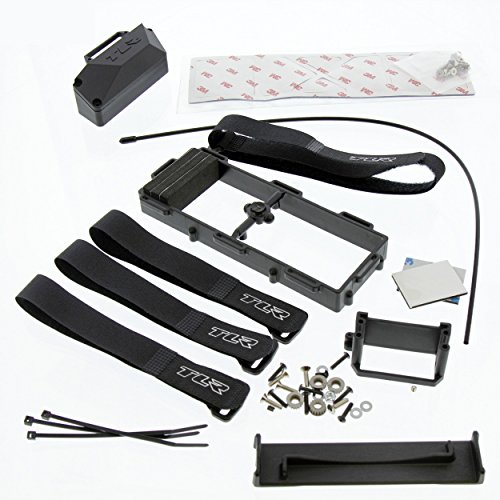 Team Losi 8IGHT-E 4.0 Buggy 1/8: Battery Tray/Straps, Servo Mount/Arm Inserts