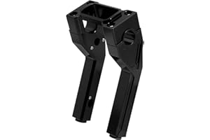 HDBUBALUS Motorcycle 8'' Handlebar Riser Extender Handle Bars Clamp Mount Fit For Harley Softail Sport Glide, Street Bob, Low