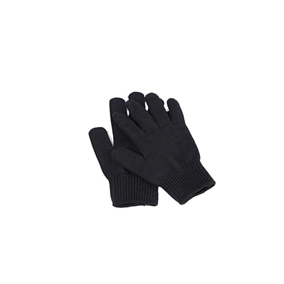 ZHANGXLMM Draht-Anti-Cut-Handschuhe Anti-Klinge Stichfest Anti-Messer-Selbstverteidigung Handschuhe Explosionsgeschützte Abriebfeste Sicherheit Alles Bezieht Sich auf Arbeits-Versicherung,Black