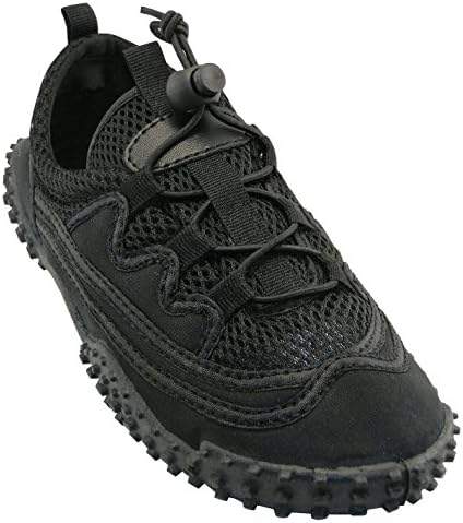 black closed toe non slip shoes