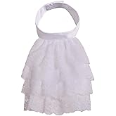 BLESSUME Colonial Lace Jabot Cuffs Set Costume Accessory