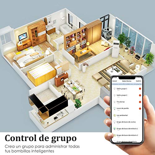 Bombilla-LED-Inteligente-WiFi-E14-Multicolor-RGB-LED-Luces-9W90W-Equivalente-900LM-Lampara-WiFi-Ahorro-de-Energia-Smart-Light-Bulb-Compatible-con-Alexa-Google-Home-Smart-Life-2Pcs