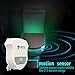 16-Color Motion Activated Toilet Light Night Toilit Light LED Light Changing Tolet Bowl Nightlight for Bathroom Perfect Decorating illumibowl Water Toilite Light