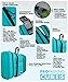 Pro Packing Cubes Travel Toiletry Bag - Packs Flat To Save Space - Waterproof Hanging Toiletries Kit For Men and Women - Aqua-Gray
