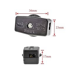 Hahiyo 3A 125V Inline Rotary Cord Switch Adjustable