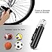 Inflator Ball Pump & Bike Pump, Dual Action Air Pump with 3 Needles, 2 Nozzles and 2 Bike Tire Valve Adapter for Soccer Ball, Basketball, Volleyball, Balloons, Bicycles (Presta & Schrader Valve)
