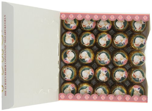 Reber Constanze Mozart-Kugeln, Pralinen aus Alpenmilch-Schokolade, Marzipan, Nougat, Tolles Geschenk, 100er… – Bild 3
