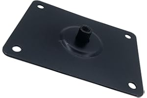 TUOREN Electronic Module Mount Metal 8mm Hole Electronic Drum Mounting Plate for Electronic Controller Multi-Pad Drum Pads Electronic Mounting Stand Hardware Accessories Black