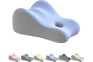 YFZD3087 Latex Comfort Pillow for Adults | Supportive Cushion for Pregnancy, Relaxation & Couples | All-Purpose Sleeping & Lounging Pillow with Washable Cover-Blue