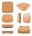 HIGH-END Large Bamboo Cutting Board with Feet by KOOQ - THE MOST SOPHISTICATED, THICK Butcher's Block and Chopping Board. Beautiful Cheese Board & Serving Board. (12