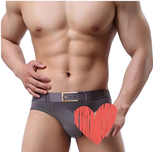 AUKU Mens Thong Breathe Underwear，Separation Triangular JJ Sets Underwear