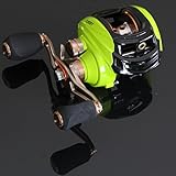 Noeby Low Profile Baitcasting Fishing Reel with 10+1 Ball Bearings 6.3:1 Gear Ratio Saltwater Baitcast Baitcaster Fishing Reel