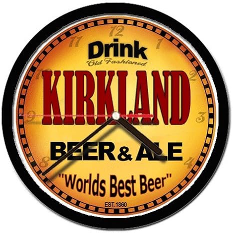 Amazon Com Kirkland Cerveza Y Ale Cerveza Reloj De Pared Home