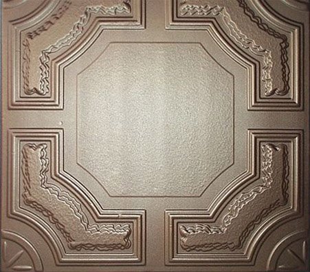 Amazon Com Faux Ceiling Tile 20x20 Caracas Antique Bronze Foam