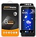 Supershieldz (2 Pack) Designed for HTC U11 Tempered Glass Screen Protector, (Full Screen Coverage) Anti Scratch, Bubble Free (Black)