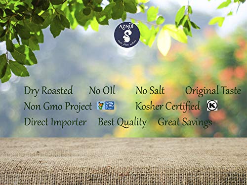 AZNUT Roasted Hazelnuts Natural Non-GMO, Premium Quality, Gluten-free, Kosher (8 oz) Resealable Bag Snack&Joy sweet crunchy taste, Healthy Snack (8 oz) - Thumbnail 2